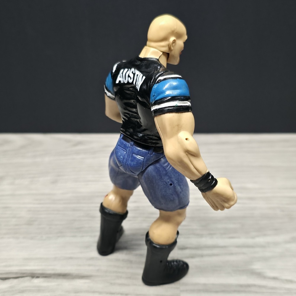 Vintage 1998 WWF Stone Cold Steve Austin‎ - Jakks Pacific 6" Wrestling Action... - Picture 4 of 10